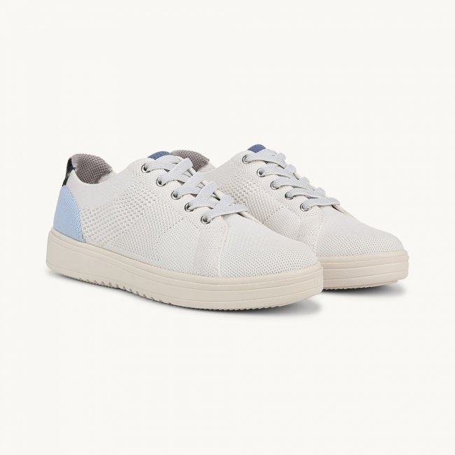 LifeStride VIP Sneaker - Cream Knit Fabric