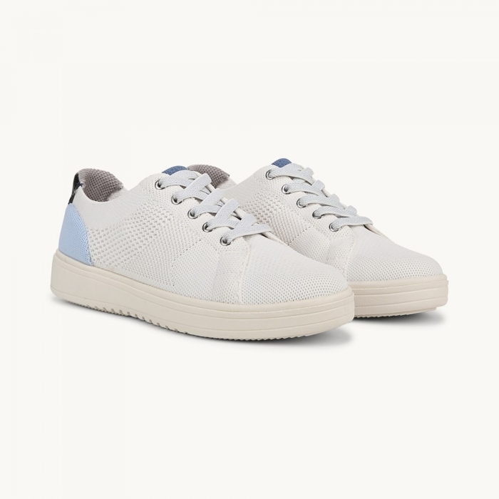 LifeStride VIP Sneaker - Cream Knit Fabric
