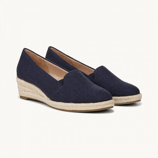 LifeStride Kamilla Wedge Slip On - Lux Navy Fabric