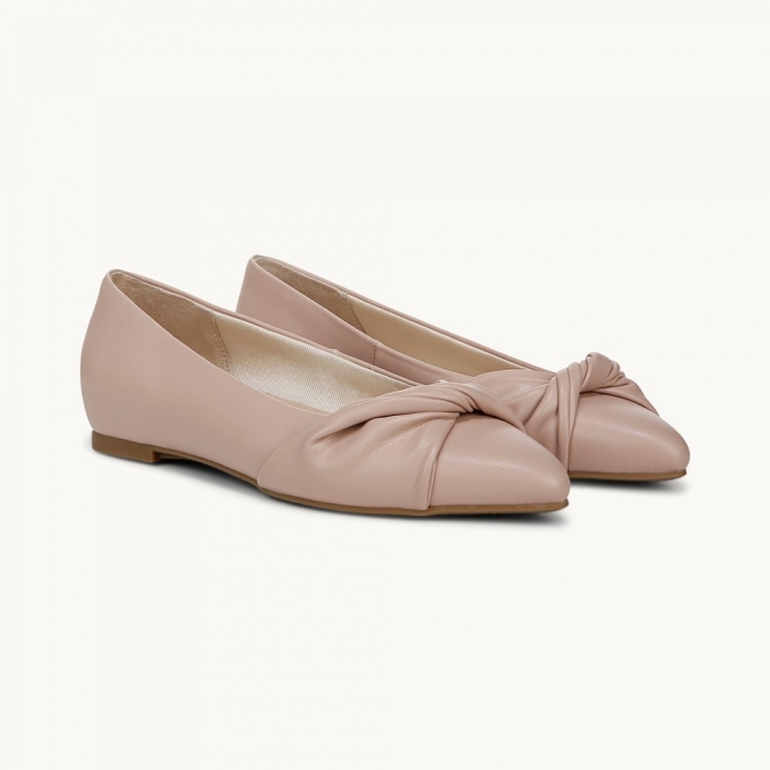 LifeStride Palm Ballet Flat - True Blush Faux Leather