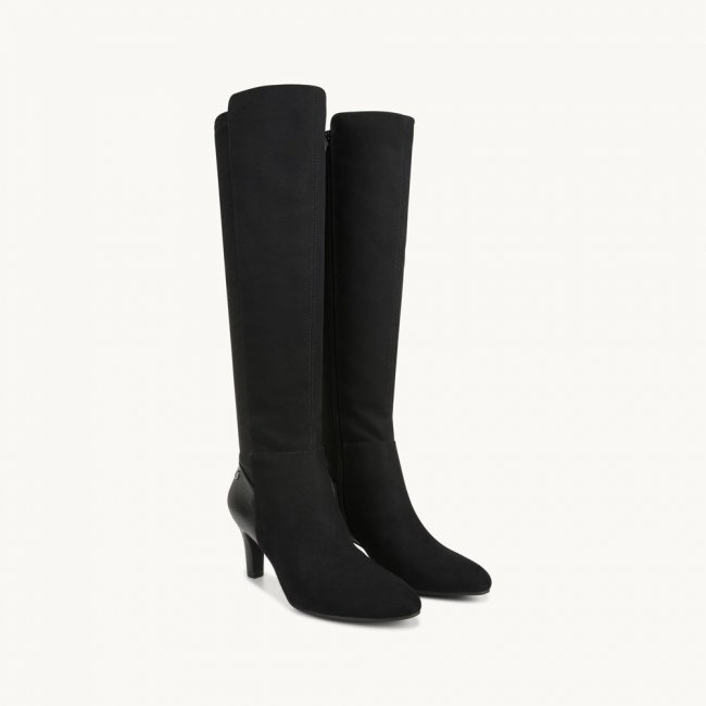 LifeStride Gracie Wide Calf Boot - Black Fabric
