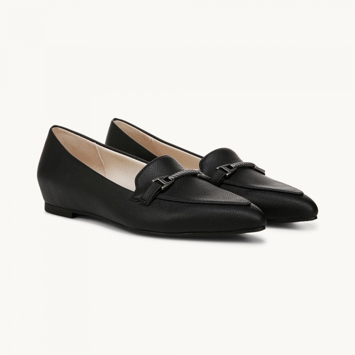 LifeStride Precious 2 Loafer - Black Faux Leather