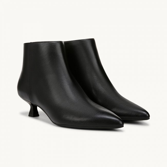 LifeStride Maya Ankle Bootie - Black Faux Leather