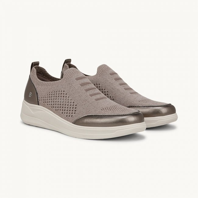 LifeStride Timeless Sneaker - Latte Knit Fabric
