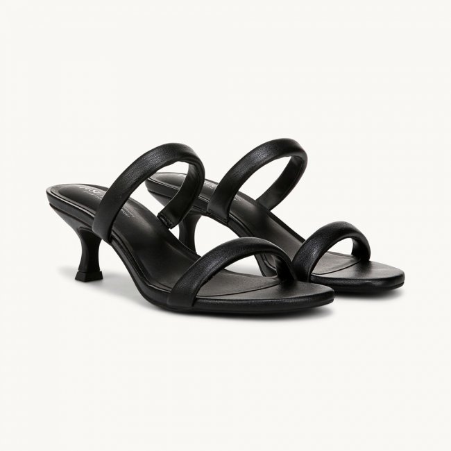 LifeStride Nalani Dress Sandal - Black Faux Leather