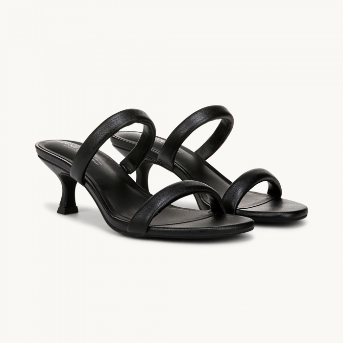 LifeStride Nalani Dress Sandal - Black Faux Leather