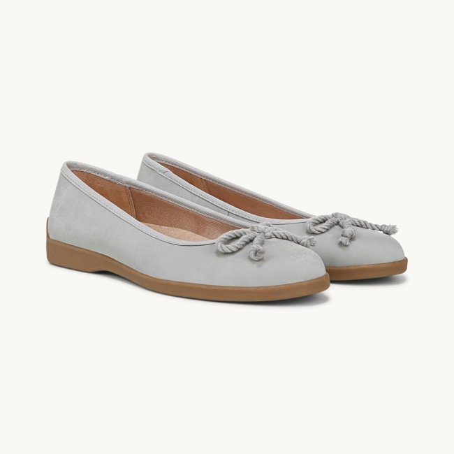 LifeStride Maura Flat - Grey Faux Leather