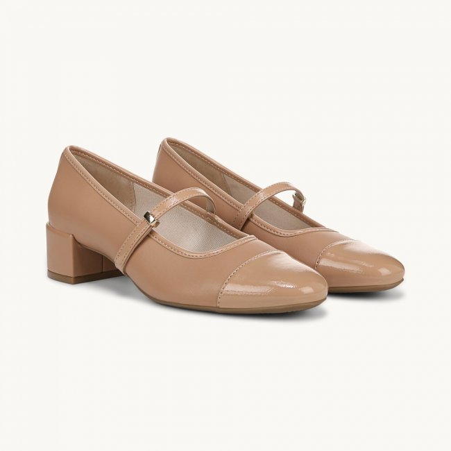 LifeStride Brooke Mary Jane - Sienna Tan Faux Leather
