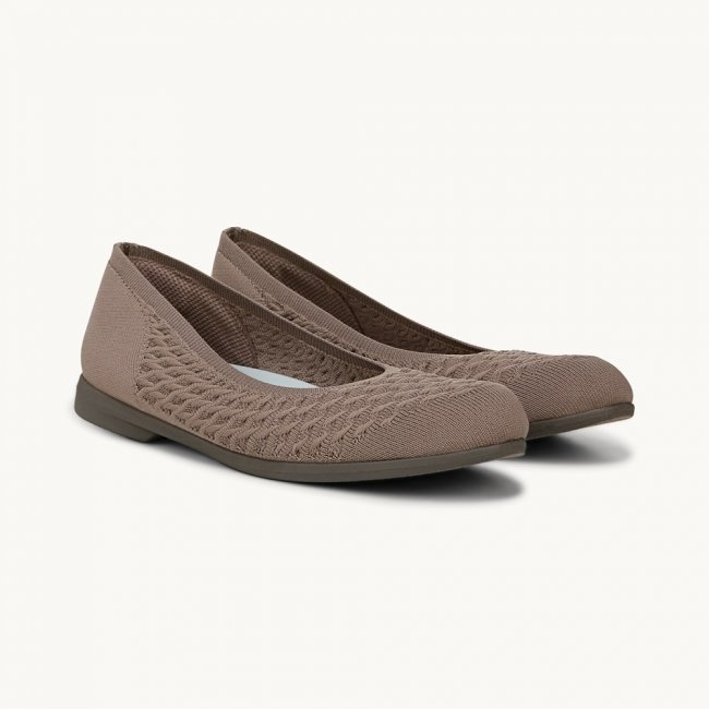 LifeStride Khloe Slip On - Latte Cable Knit