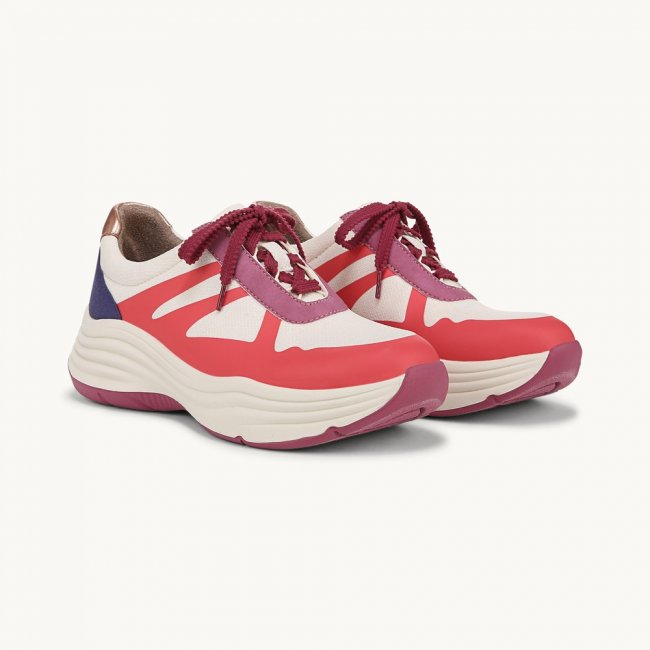 LifeStride Impulse Sneaker - Coral Beach Stretch Fabric