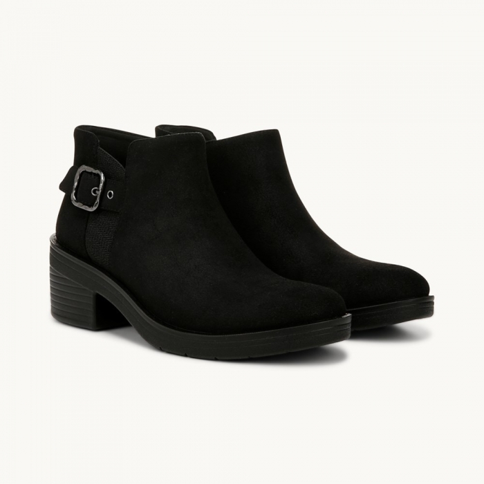 LifeStride Oasis Ankle Bootie - Black Fabric