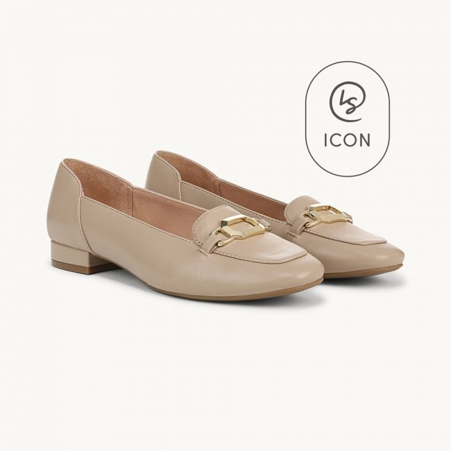 LifeStride Celine Ballet Flat - Tender Taupe Faux Leather