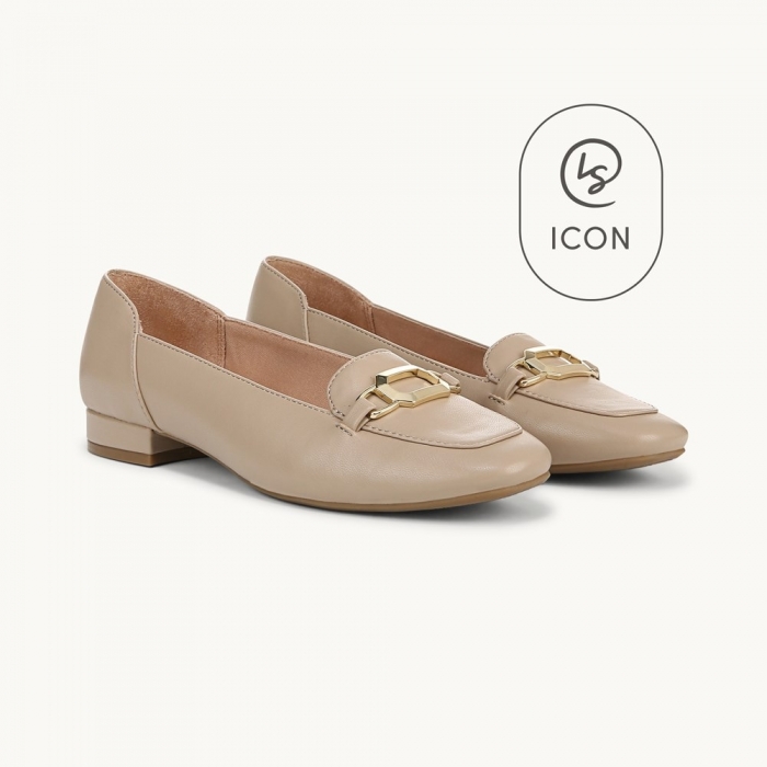 LifeStride Celine Ballet Flat - Tender Taupe Faux Leather