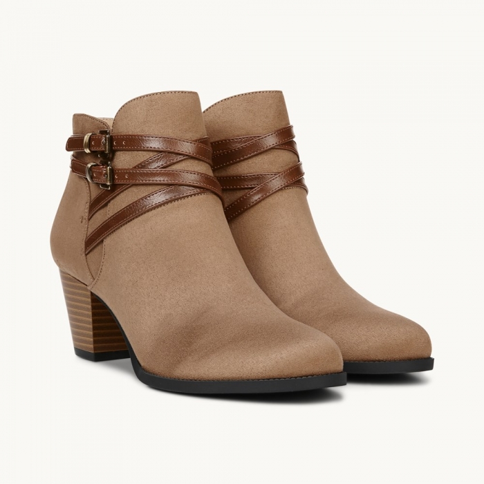 LifeStride Jezebel Bootie - Tan/Brown