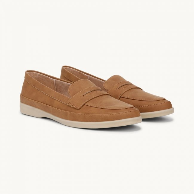 LifeStride Malta Loafer - Tan Faux Leather
