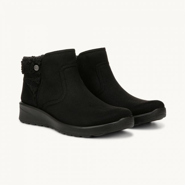 LifeStride Grand Cozy Shootie - Black Microfiber