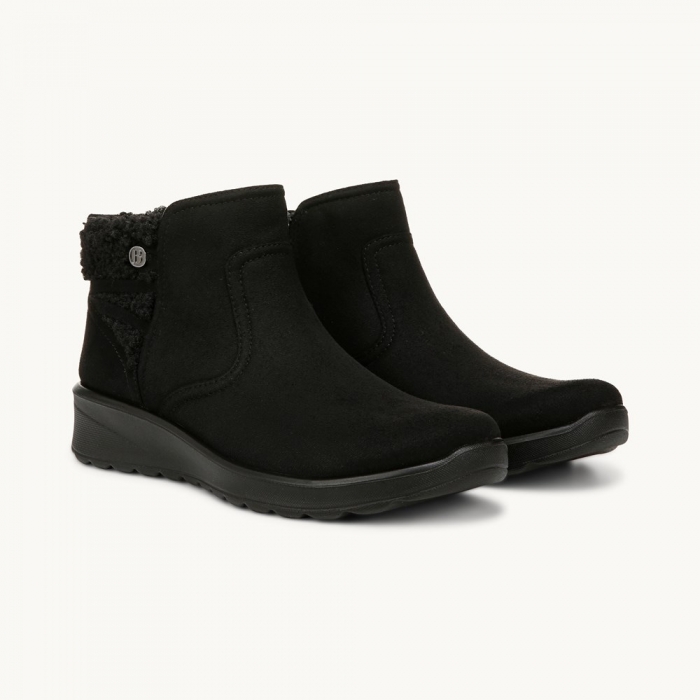 LifeStride Grand Cozy Shootie - Black Microfiber