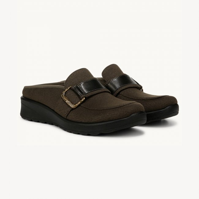LifeStride Galleria Slip On - Hunter Green Fabric
