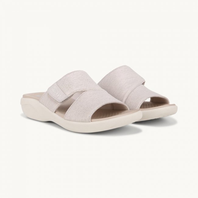 LifeStride Carefree Wedge Sandal - Sand Fabric