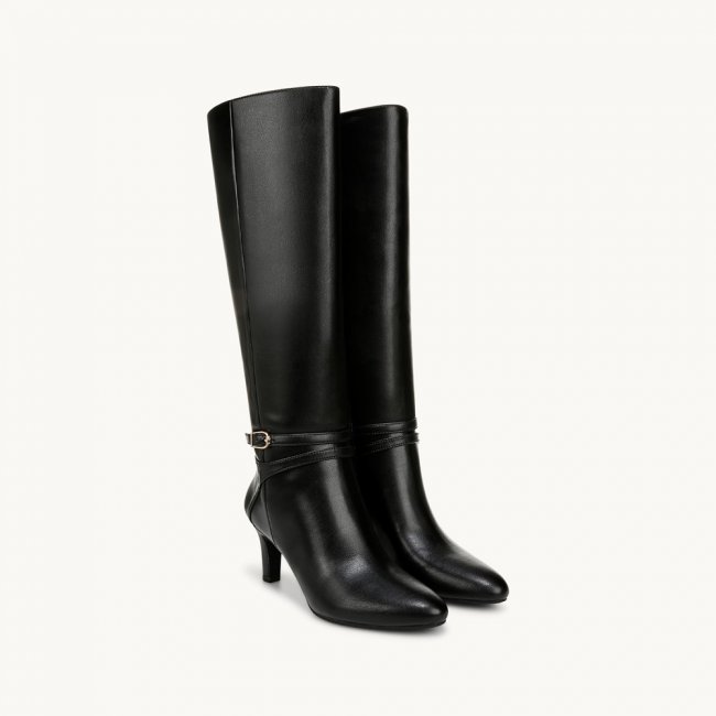 LifeStride Guild Tall Knee High Boot - Black Microfiber