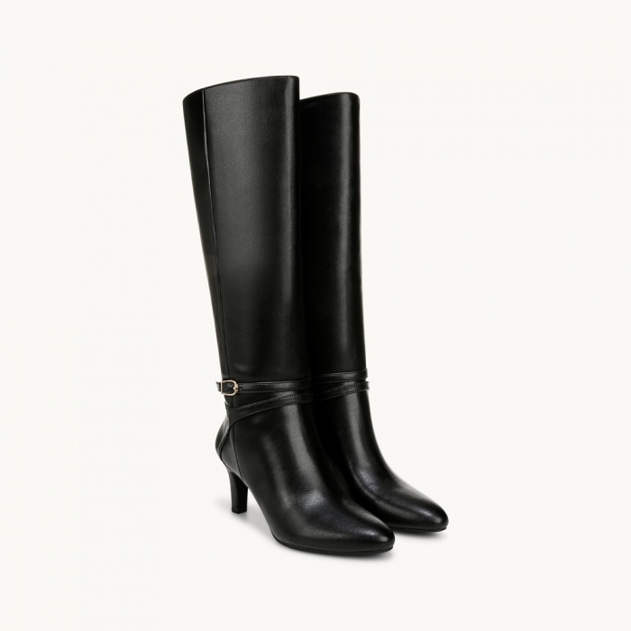 LifeStride Guild Tall Knee High Boot - Black Microfiber