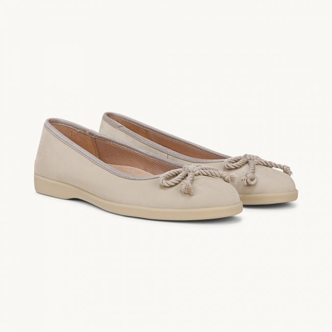 LifeStride Maura Flat - Taupe Faux Leather