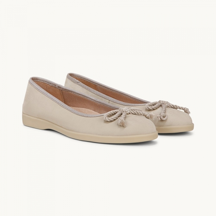 LifeStride Maura Flat - Taupe Faux Leather