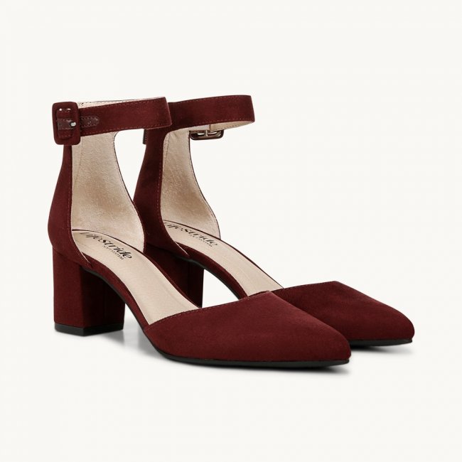 LifeStride Admire Dress Sandal - California Wine Fabric