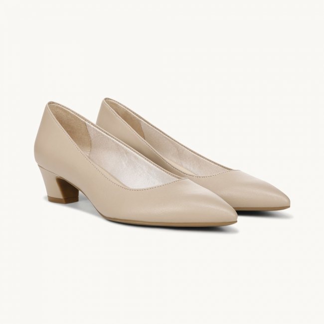 LifeStride Minx Pump - Tender Taupe Faux Leather