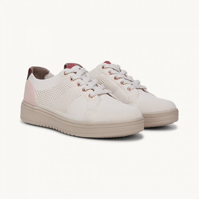 LifeStride VIP Sneaker - Eggnog Knit Fabric