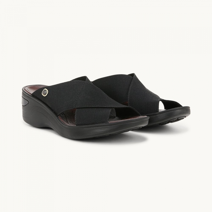 LifeStride Desire Wedge Sandal - Black