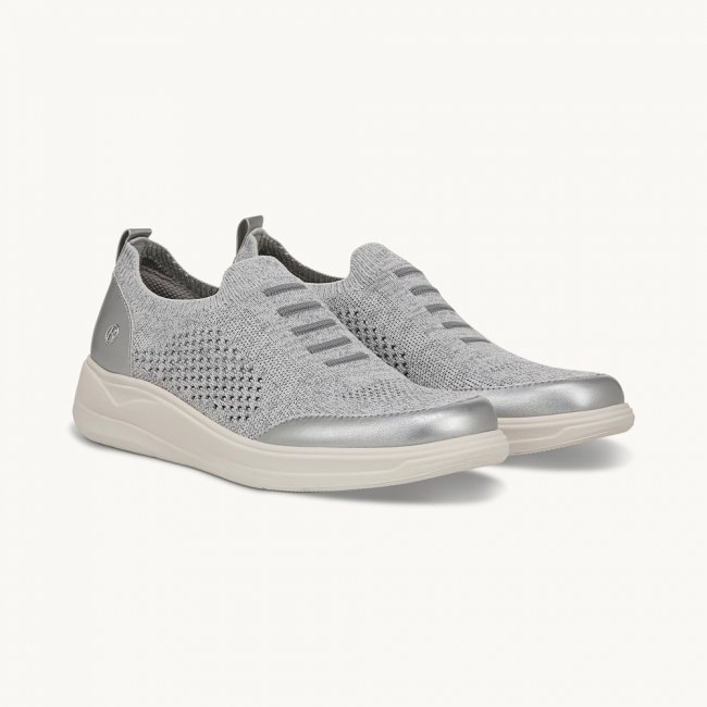 LifeStride Timeless Sneaker - Graphite Knit Fabric