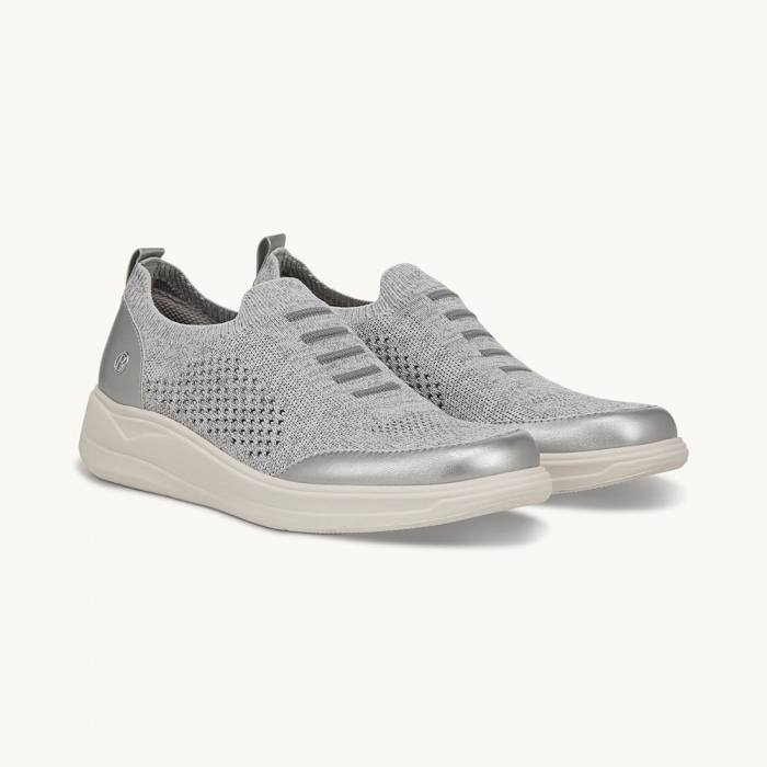 LifeStride Timeless Sneaker - Graphite Knit Fabric