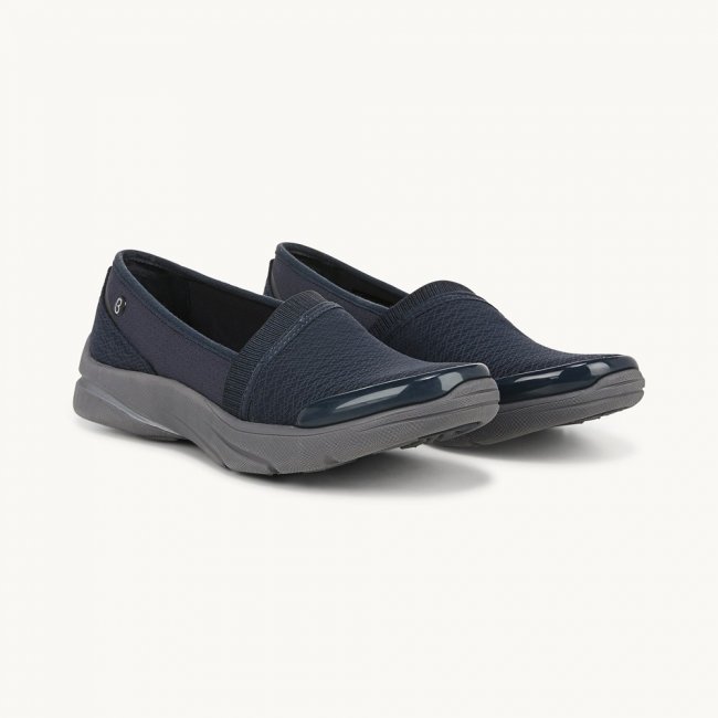 LifeStride Lollipop Slip On - Navy Print Mesh