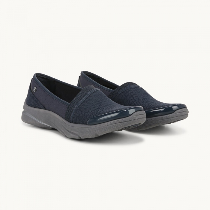 LifeStride Lollipop Slip On - Navy Print Mesh