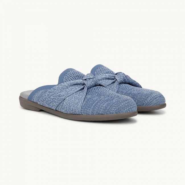 LifeStride Kissed Mule - Elemental Blue Knit Fabric