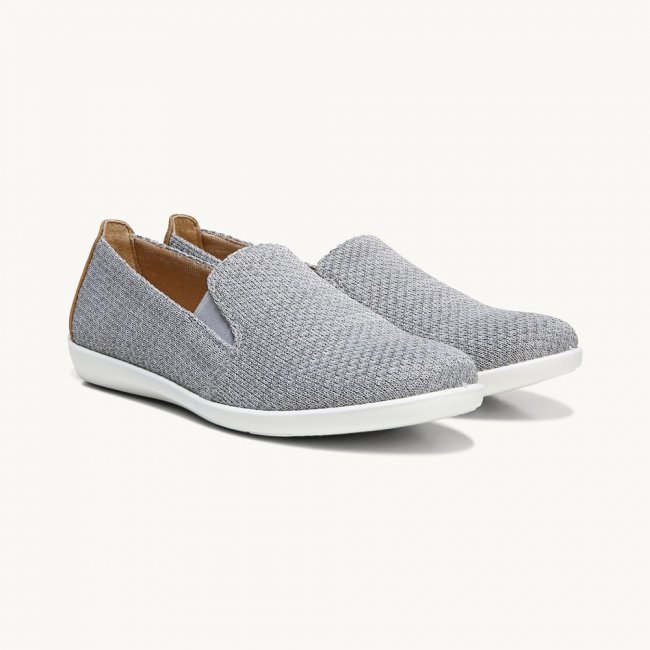 LifeStride Next Level Moccasin - Grey Fabric