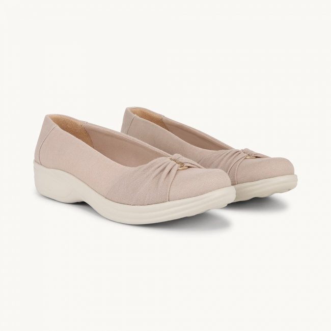 LifeStride Paige Slip On - Beige Fabric