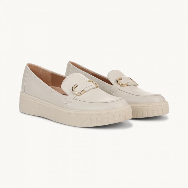 LifeStride Geneva Bit Loafer - Bone Faux Leather