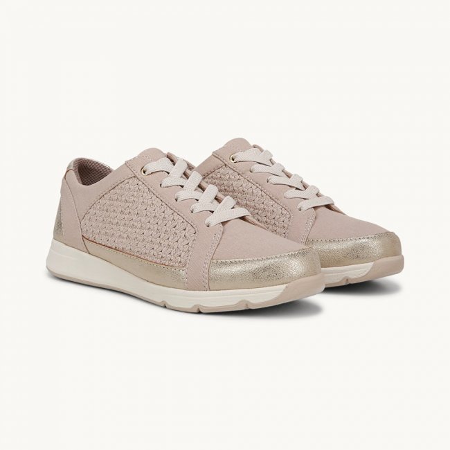 LifeStride Recover Sneaker - Latte Knit Fabric