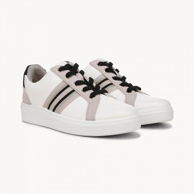 LifeStride Happy Friday Lace Up Sneaker - White