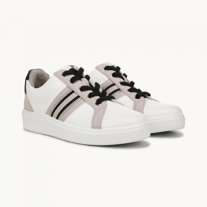 LifeStride Happy Friday Lace Up Sneaker - White