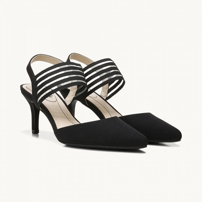 LifeStride Sanya Pump - Black Fabric