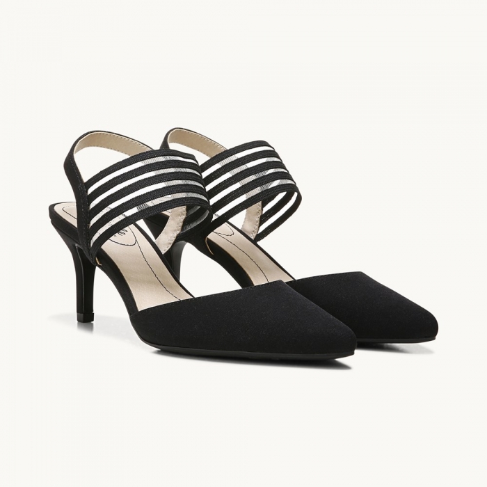 LifeStride Sanya Pump - Black Fabric