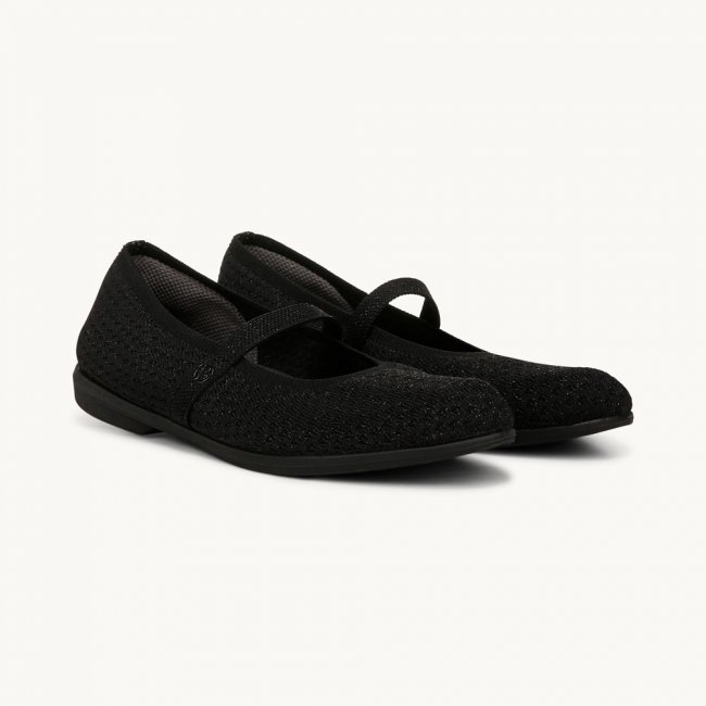 LifeStride Keynote Mary Jane Flat - Black Fabric