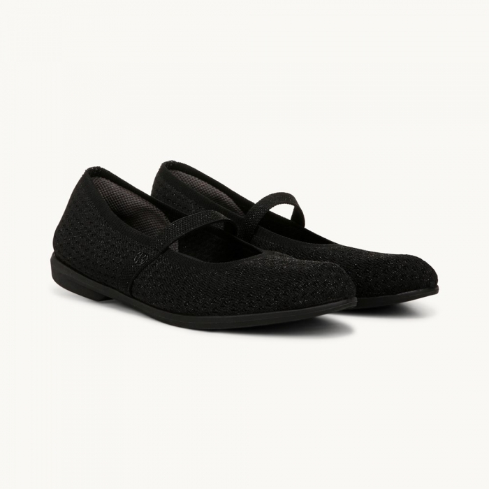 LifeStride Keynote Mary Jane Flat - Black Fabric