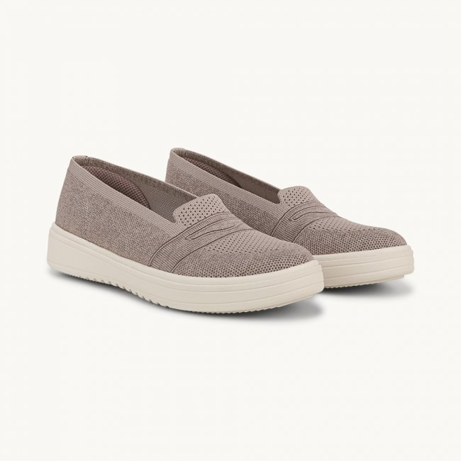 LifeStride Valley Loafer - Simply Taupe Knit Fabric