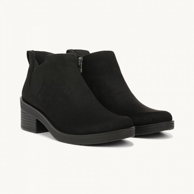 LifeStride Ontario Ankle Bootie - Black Fabric