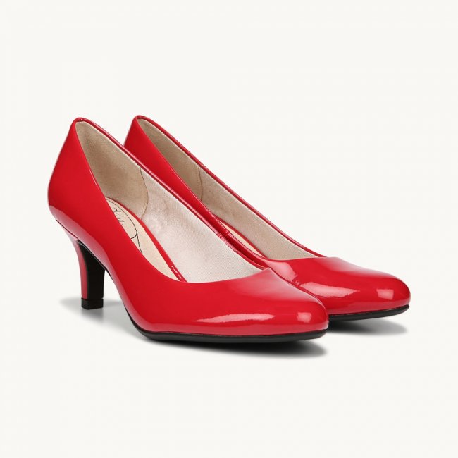 LifeStride Parigi Pump - Fire Red Patent