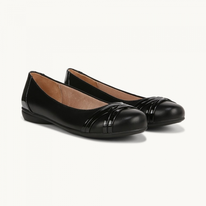 LifeStride Aliza Flat - Black/Black Patent